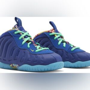 Nike Air Youth Kids Size 3 Little Posite One Kaleidoscope Basketball Sne…